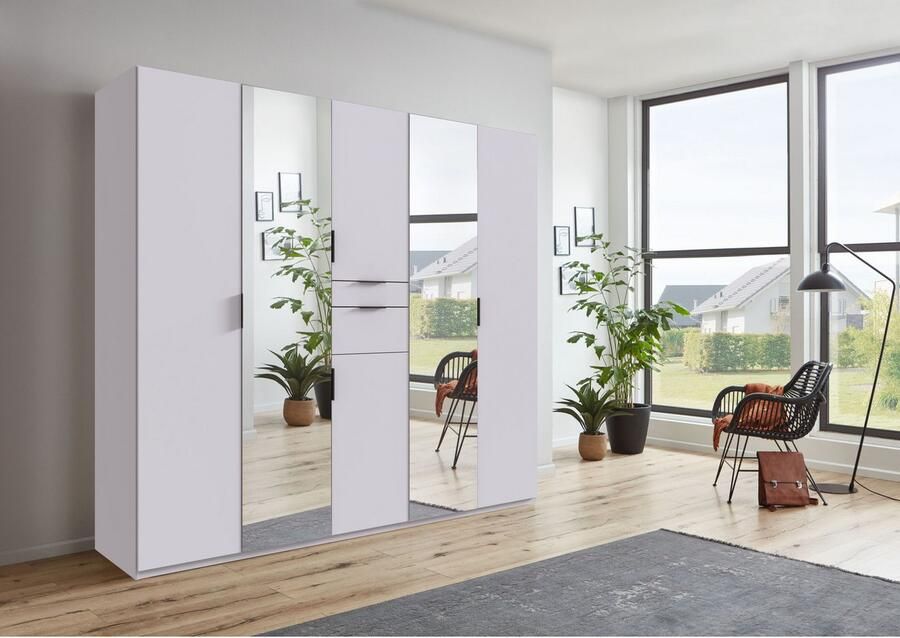 Wimex Draaideurkast Moldau kledingkast met spiegel slaapkamerkast bestseller Kies je interieur kant-en-klaar geconfigureerd in de kast - Foto 8
