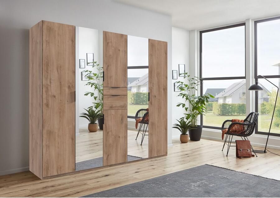 Wimex Draaideurkast Moldau kledingkast met spiegel slaapkamerkast bestseller Kies je interieur kant-en-klaar geconfigureerd in de kast - Foto 9