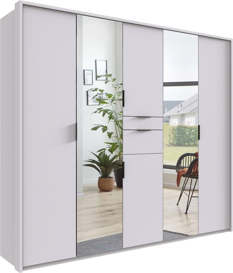 Wimex Draaideurkast Moldau kledingkast met spiegel slaapkamerkast bestseller Kies je interieur kant-en-klaar geconfigureerd in de kast - Foto 16