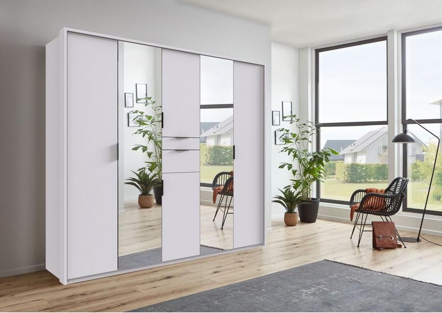 Wimex Draaideurkast Moldau kledingkast met spiegel slaapkamerkast bestseller Kies je interieur kant-en-klaar geconfigureerd in de kast - Foto 8