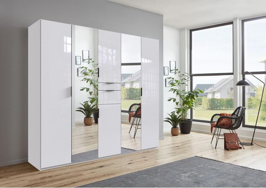 Wimex Draaideurkast Moldau kledingkast met spiegel slaapkamerkast bestseller Kies je interieur kant-en-klaar geconfigureerd in de kast - Foto 8