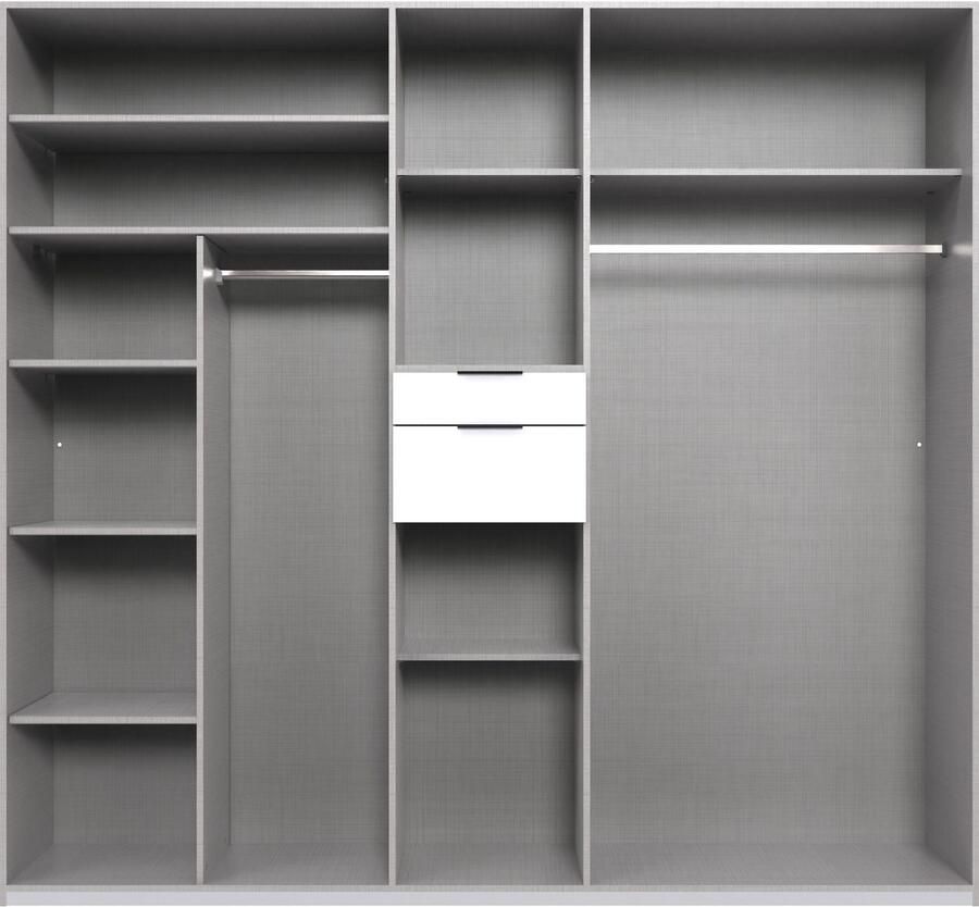 Wimex Draaideurkast Moldau kledingkast met spiegel slaapkamerkast bestseller Kies je interieur kant-en-klaar geconfigureerd in de kast - Foto 6