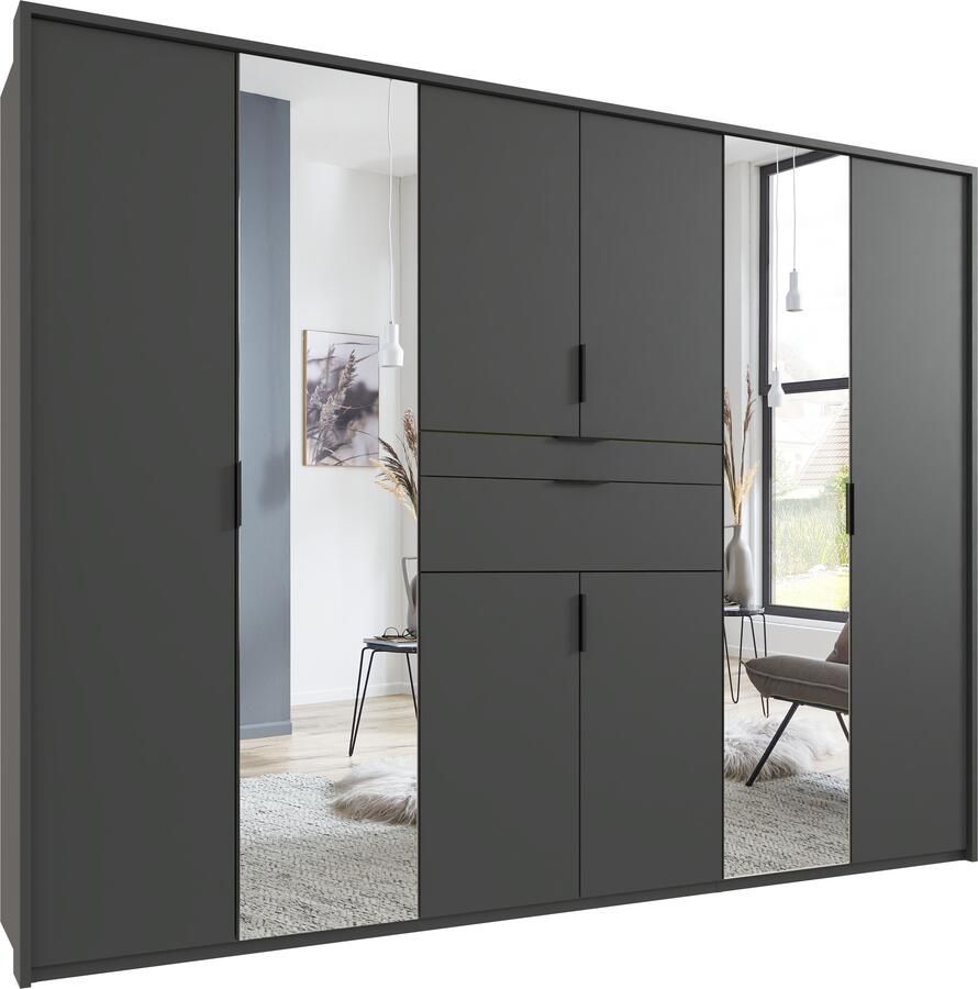 Wimex Draaideurkast Moldau kledingkast met spiegel slaapkamerkast bestseller Kies je interieur kant-en-klaar geconfigureerd in de kast - Foto 16