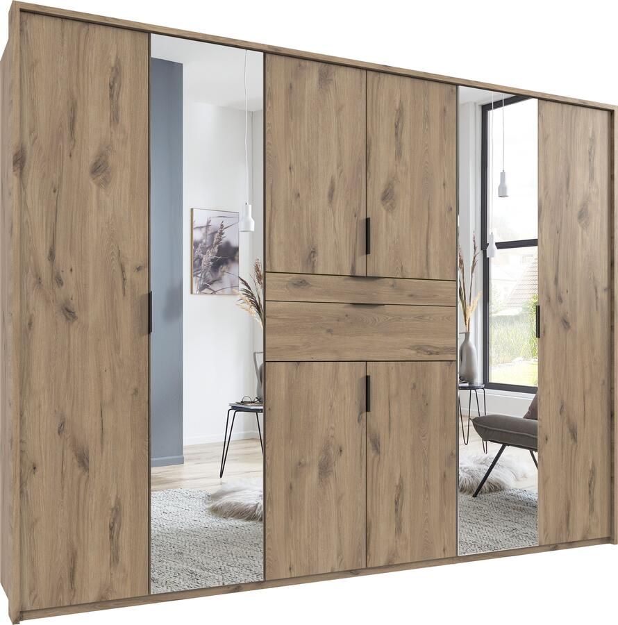 Wimex Draaideurkast Moldau kledingkast met spiegel slaapkamerkast bestseller Kies je interieur kant-en-klaar geconfigureerd in de kast - Foto 16