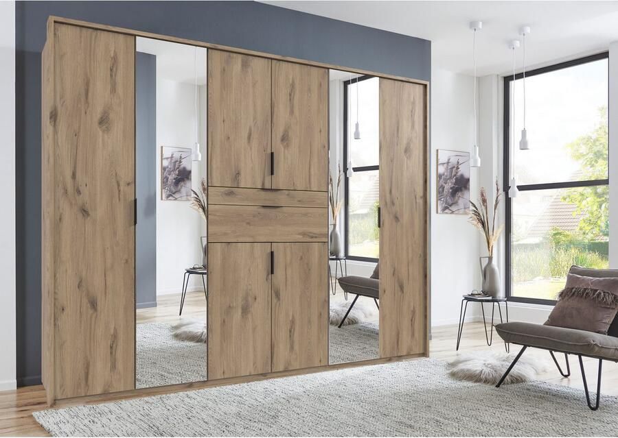 Wimex Draaideurkast Moldau kledingkast met spiegel slaapkamerkast bestseller Kies je interieur kant-en-klaar geconfigureerd in de kast - Foto 8