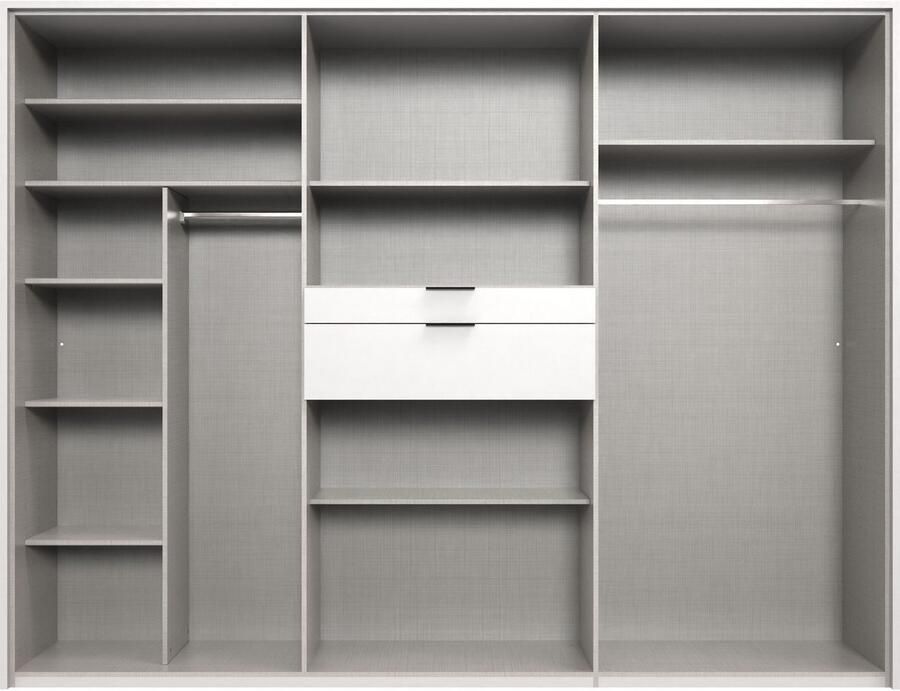 Wimex Draaideurkast Moldau kledingkast met spiegel slaapkamerkast bestseller Kies je interieur kant-en-klaar geconfigureerd in de kast - Foto 7