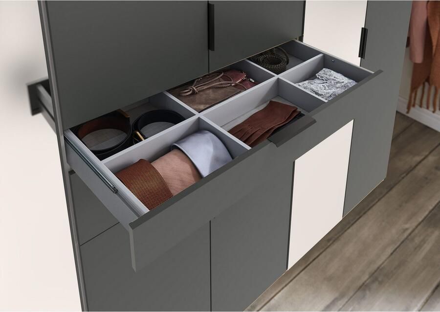 Wimex Draaideurkast Moldau kledingkast met spiegel slaapkamerkast bestseller Kies je interieur kant-en-klaar geconfigureerd in de kast - Foto 9