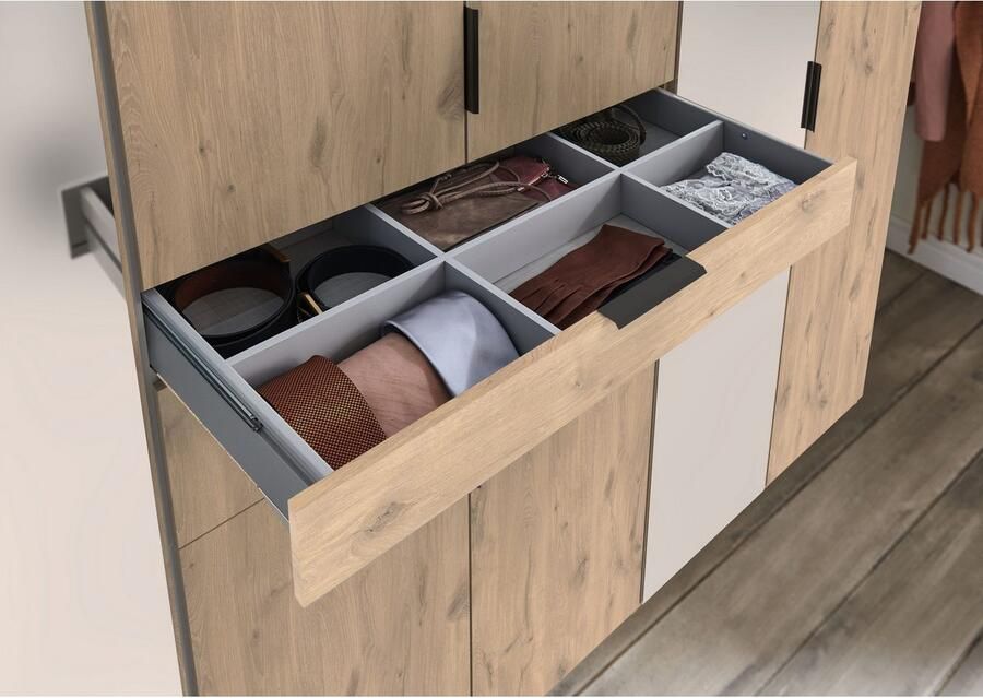 Wimex Draaideurkast Moldau kledingkast met spiegel slaapkamerkast bestseller Kies je interieur kant-en-klaar geconfigureerd in de kast - Foto 8