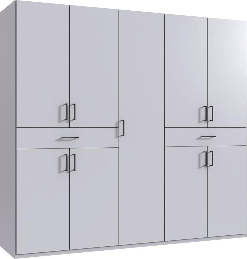 Wimex Draaideurkast Tibet kledingkast met veel opbergruimte grote kleurkeuze met elk 2 lades op een comfortabele toegangshoogte in 3 breedtes - Foto 16