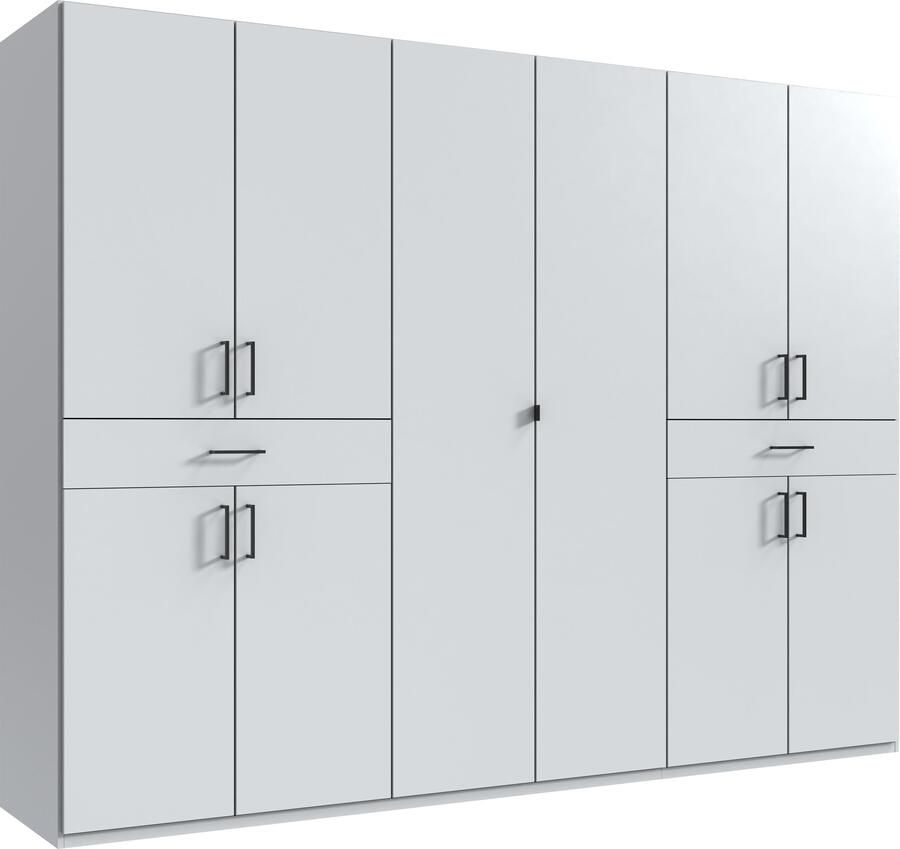 Wimex Draaideurkast Tibet kledingkast met veel opbergruimte grote kleurkeuze met elk 2 lades op een comfortabele toegangshoogte in 3 breedtes - Foto 16