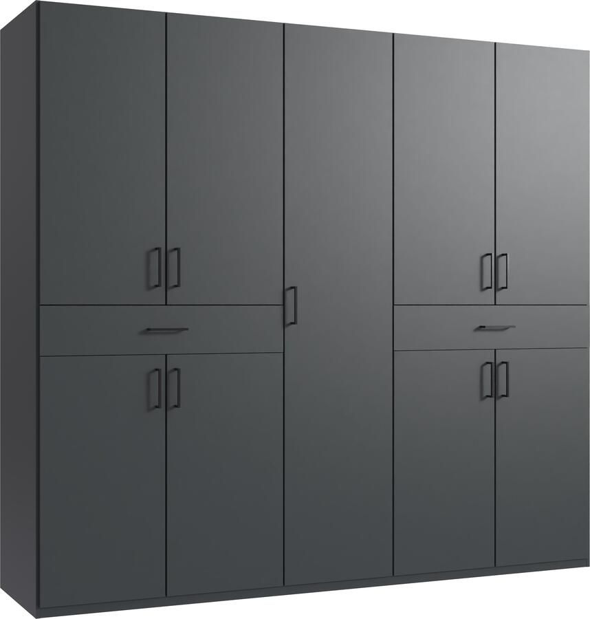 Wimex Draaideurkast Tibet kledingkast met veel opbergruimte grote kleurkeuze met elk 2 lades op een comfortabele toegangshoogte in 3 breedtes - Foto 16