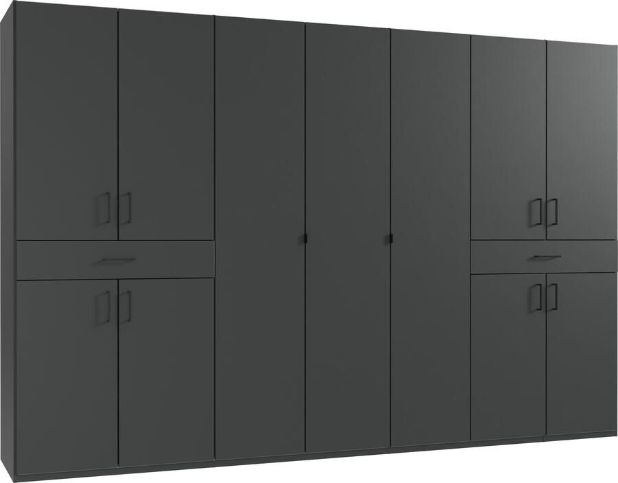 Wimex Draaideurkast Tibet kledingkast met veel opbergruimte grote kleurkeuze met elk 2 lades op een comfortabele toegangshoogte in 3 breedtes - Foto 16