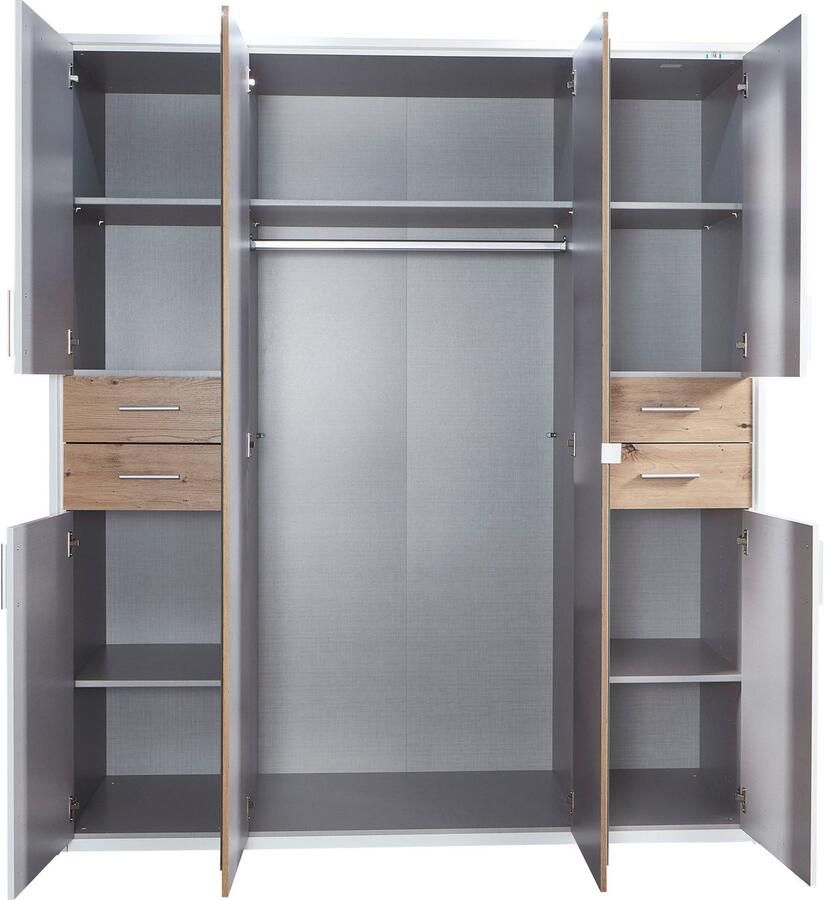 Wimex Draaideurkast Vegas inclusief passepartout frame met spiegeldeuren en laden - Foto 7