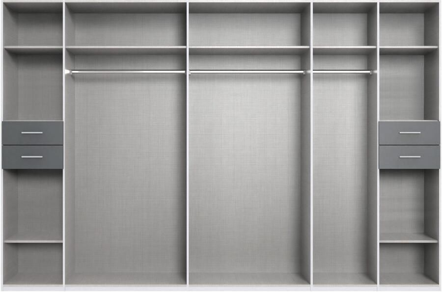 Wimex Draaideurkast Vegas inclusief passepartout frame met spiegeldeuren en laden - Foto 12