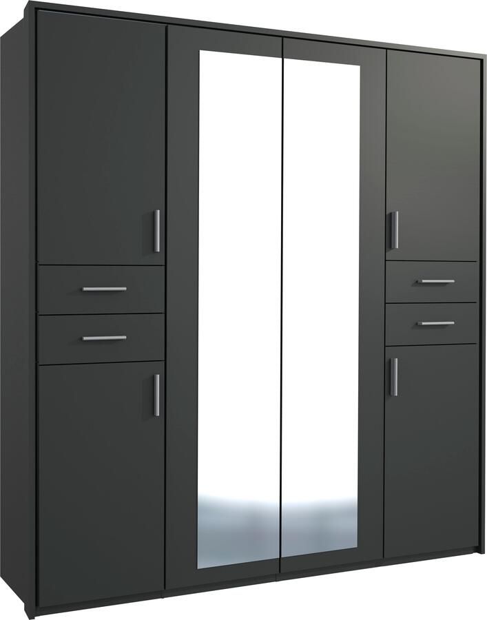 Wimex Draaideurkast Vegas inclusief passepartout frame met spiegeldeuren en laden - Foto 11