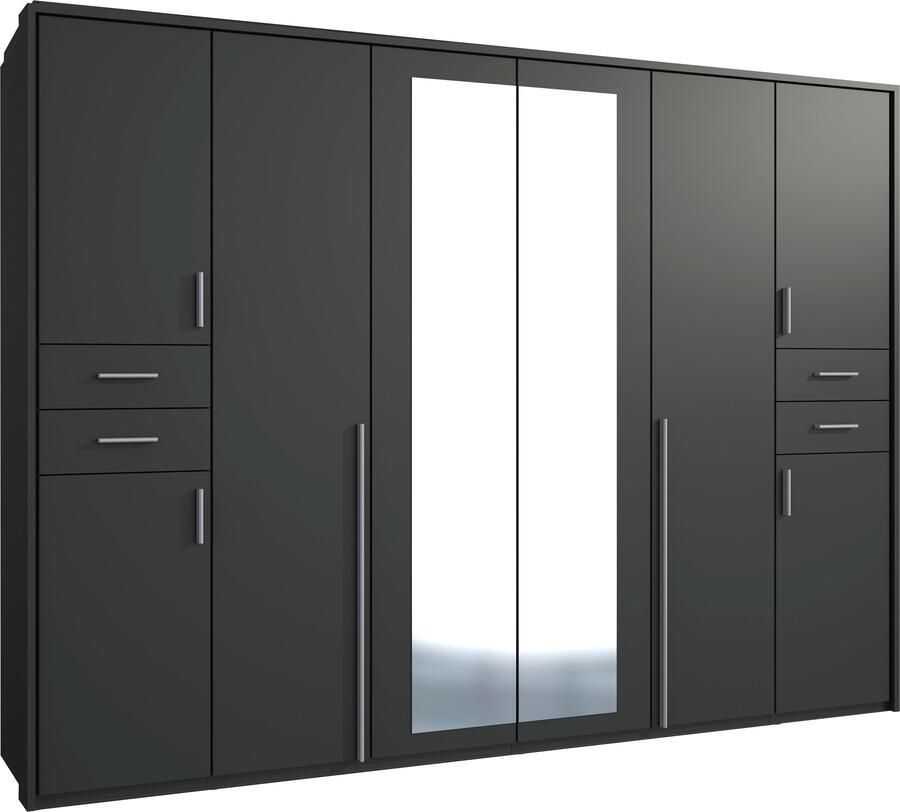 Wimex Draaideurkast Vegas inclusief passepartout frame met spiegeldeuren en laden - Foto 11