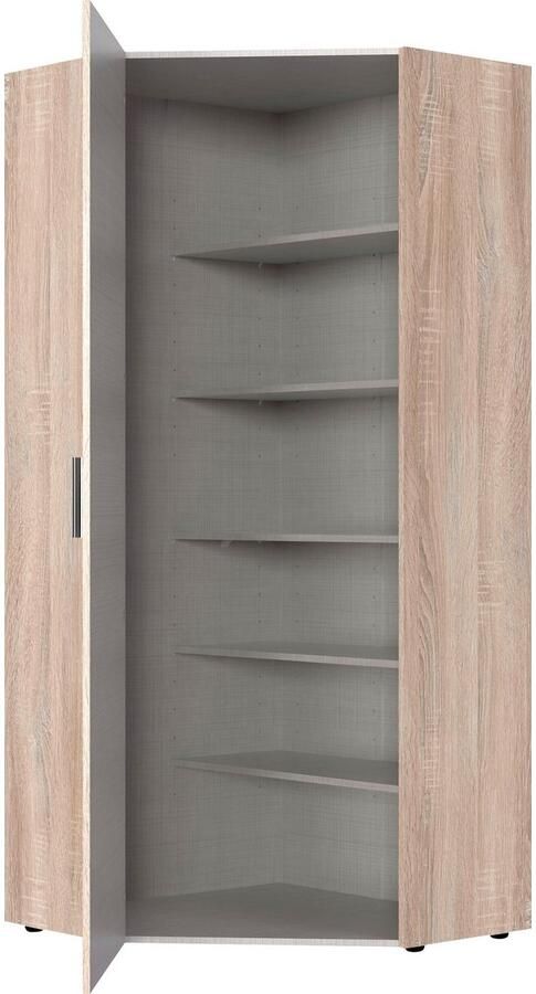 Wimex Hoekkast Münster Hoekoplossing Multifunctionele kast met 5 planken - Foto 2