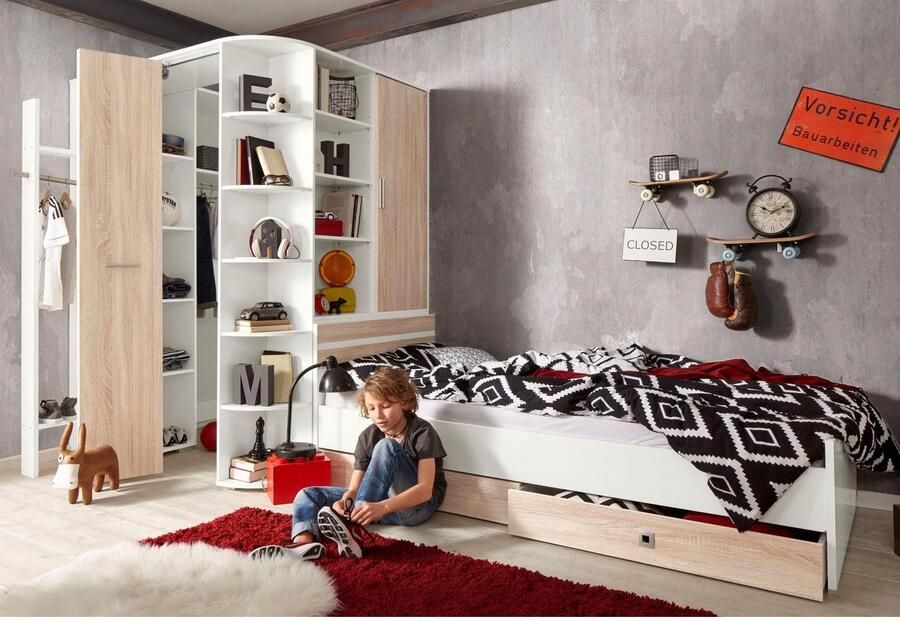 Wimex Bed Joker logeerbed Ligoppervlak 90 of 140x200 cm kleuraccenten aan het hoofdeinde - Foto 4