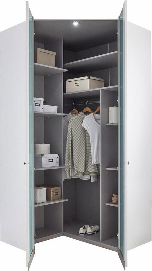 Wimex Hoekkledingkast New York met spiegel - Foto 14