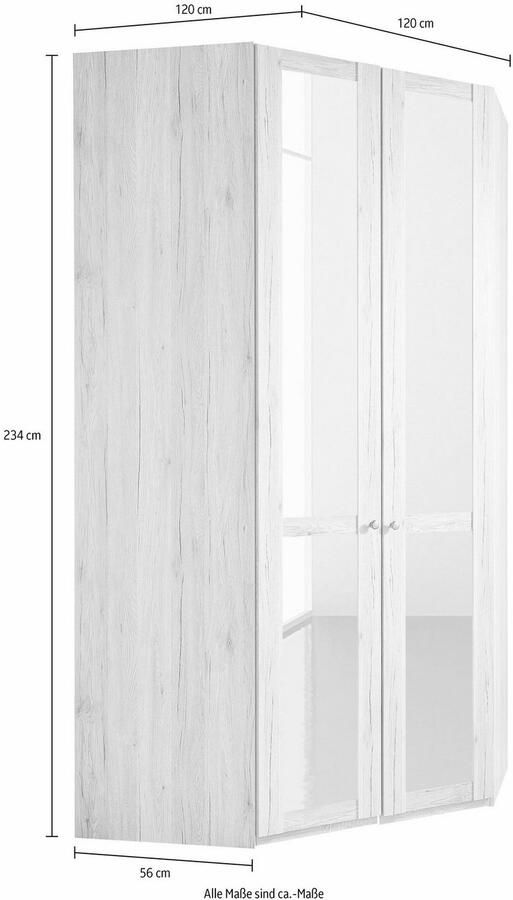 Wimex Hoekkledingkast New York met spiegel - Foto 12
