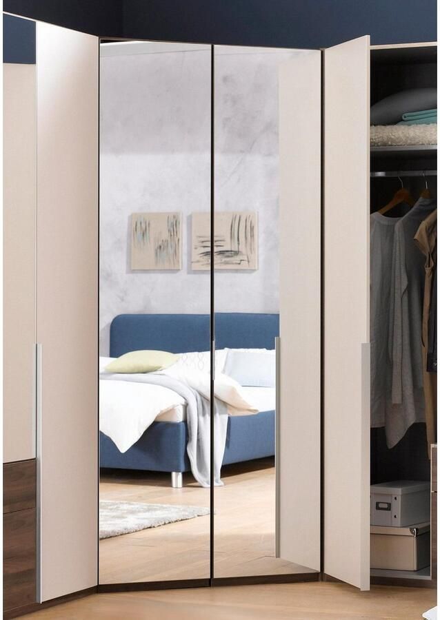 Wimex Hoekkledingkast New York met spiegeldeuren en ledlamp - Foto 8