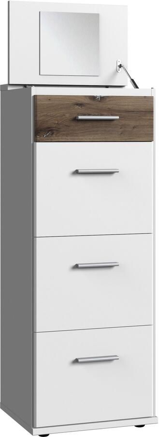 Wimex Hoge kast Joker Make-up kast make-up commode met 4 lades - Foto 7