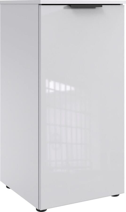 Wimex Kast Level36 black C by fresh to go met glazen elementen aan de voorkant soft-close functie 41 cm breed - Foto 3