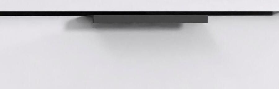 Wimex Kast Level36 D by fresh to go 1-deurs met soft-close functie gelakte voorkant zwarte handgrepen - Foto 4