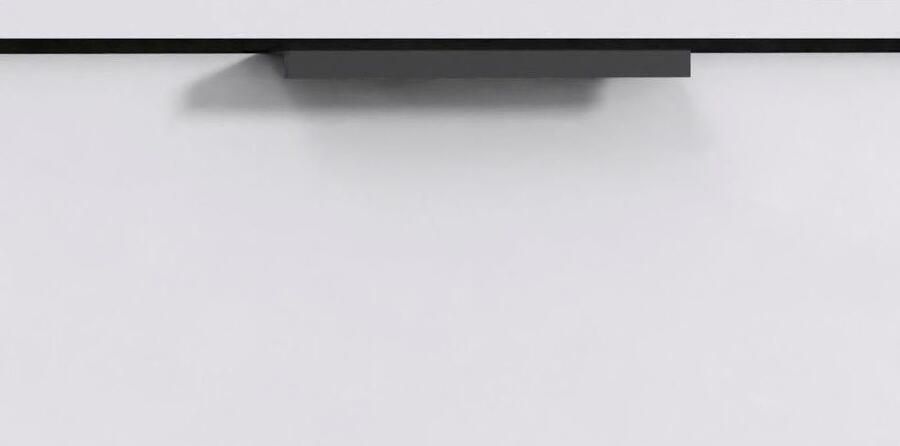 Wimex Kast Level36 D by fresh to go 2-deurs met soft-close functie gelakte voorkant zwarte handgrepen - Foto 2