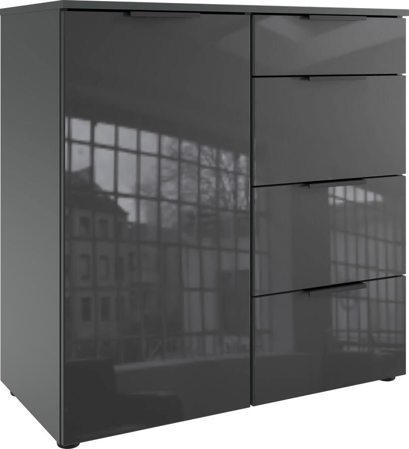 Wimex Kast met laden en deuren Level 36C by fresh to go met glaselementen voor soft-closefunctie 81 cm breed - Foto 5