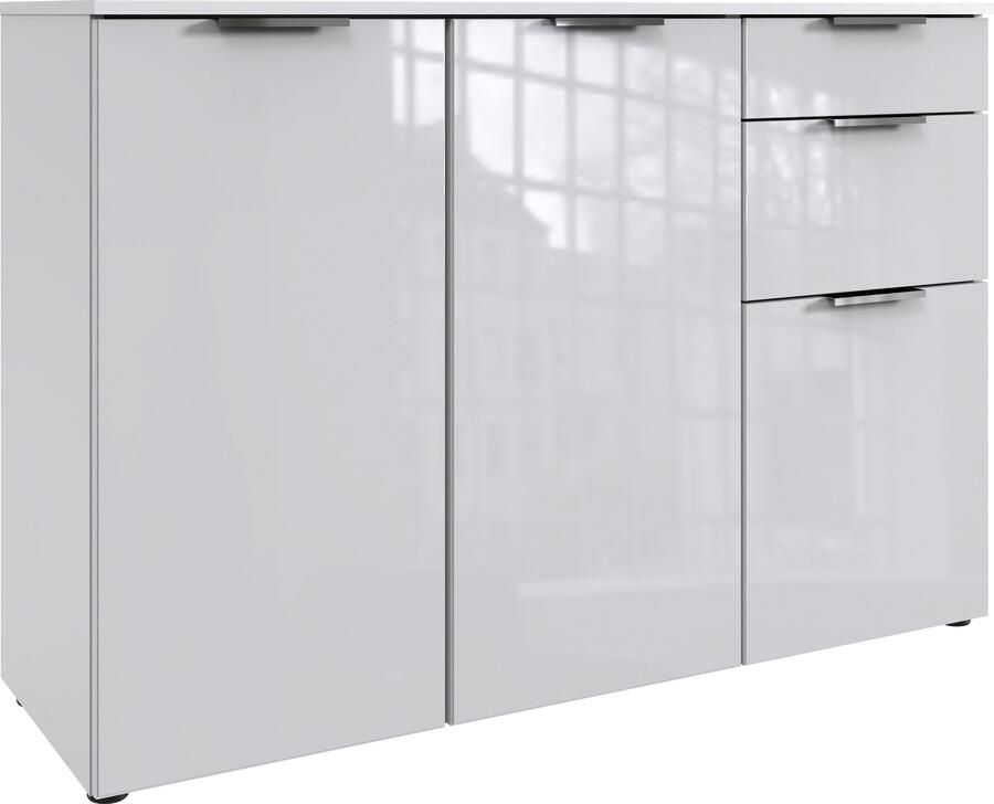 Wimex Kast met laden en deuren Level36 C by fresh to go met glaselementen voor soft-closefunctie 122 cm breed - Foto 5