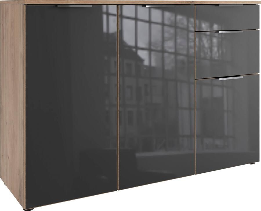 Wimex Kast met laden en deuren Level36 C by fresh to go met glaselementen voor soft-closefunctie 122 cm breed - Foto 5