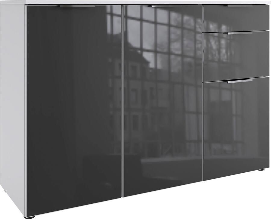 Wimex Kast met laden en deuren Level36 C by fresh to go met glaselementen voor soft-closefunctie 122 cm breed - Foto 5