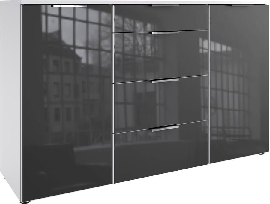 Wimex Kast met laden en deuren Level36 C by fresh to go met glaselementen voor soft-closefunctie 135 cm breed - Foto 5