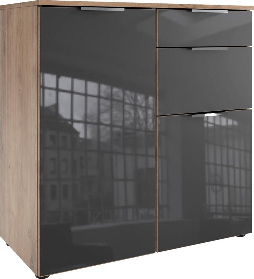 Wimex Kast met laden en deuren Level36 C by fresh to go met glaselementen voor soft-closefunctie 81 cm breed - Foto 5