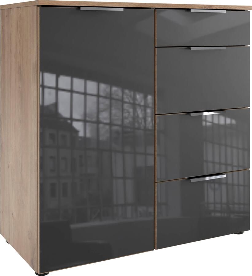 Wimex Kast met laden en deuren Level36 C by fresh to go met glaselementen voor soft-closefunctie 81 cm breed - Foto 5