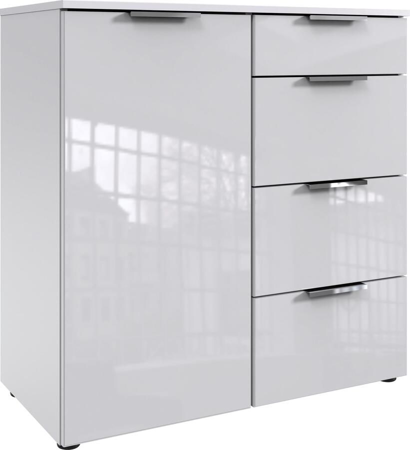 Wimex Kast met laden en deuren Level36 C by fresh to go met glaselementen voor soft-closefunctie 81 cm breed - Foto 5