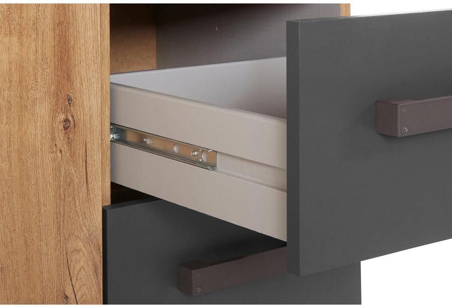 Wimex Kast met laden en deuren Malmoe kast met 1 deur en 4 lades Made in Germany - Foto 4