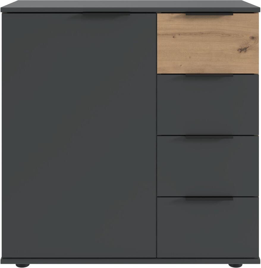 Wimex Kast met laden en deuren Toscana Laden op metalen geleiders