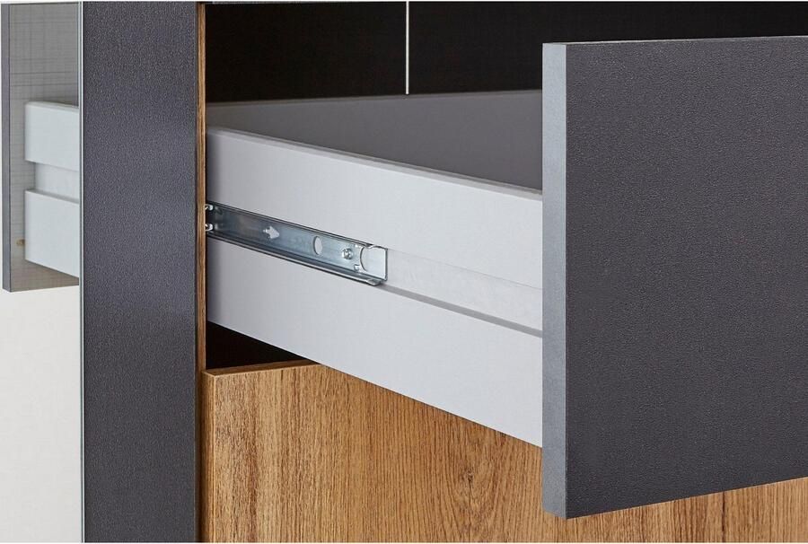 Wimex Kledingkast Diver draaideurkast met spiegel 180 225 of 270cm breed Bestseller slaapkamerkast optioneel met 3 binneninrichtingen - Foto 9