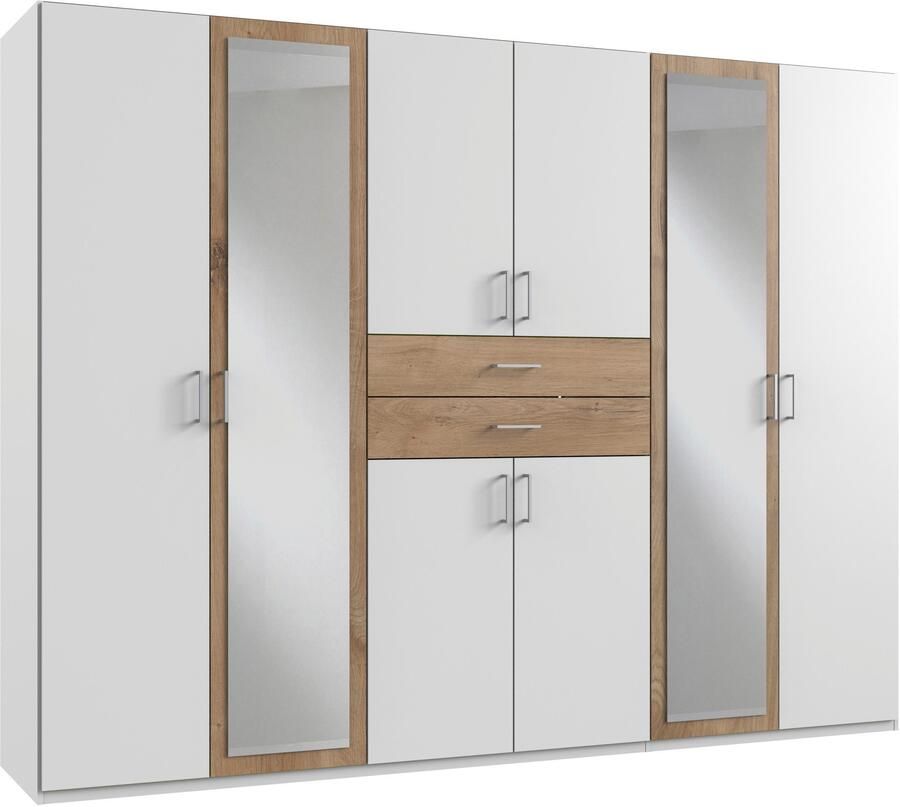 Wimex Kledingkast Diver draaideurkast met spiegel 180 225 of 270cm breed Bestseller slaapkamerkast optioneel met 3 binneninrichtingen - Foto 15