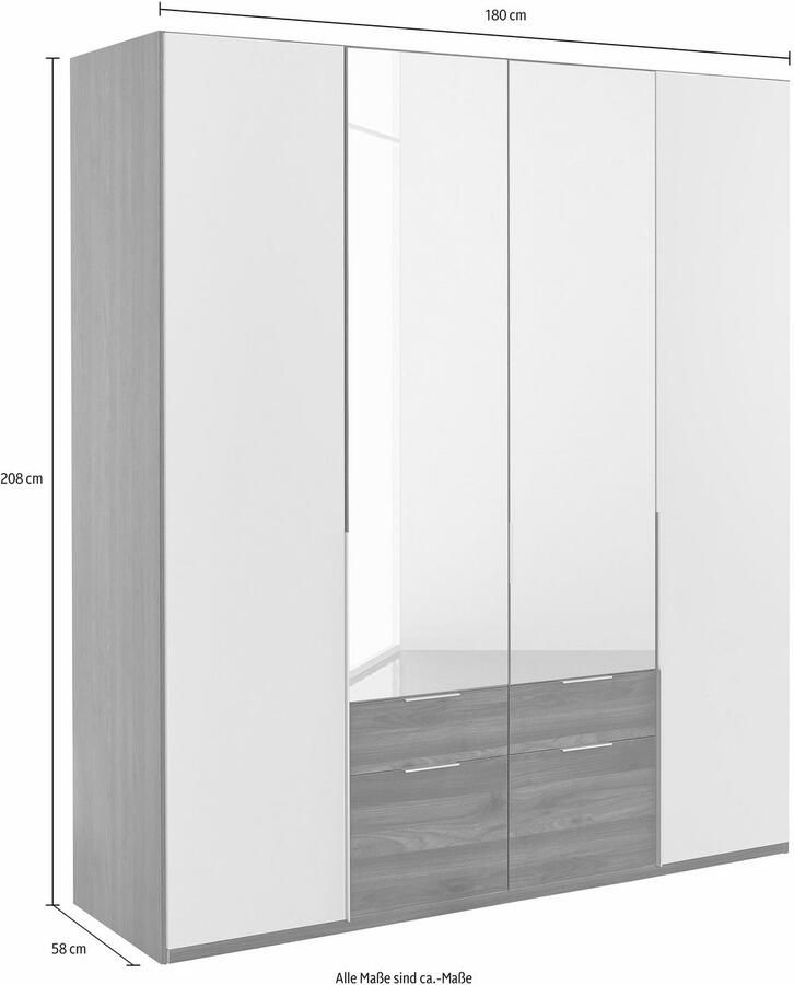 Wimex Kledingkast New York met spiegeldeur - Foto 8
