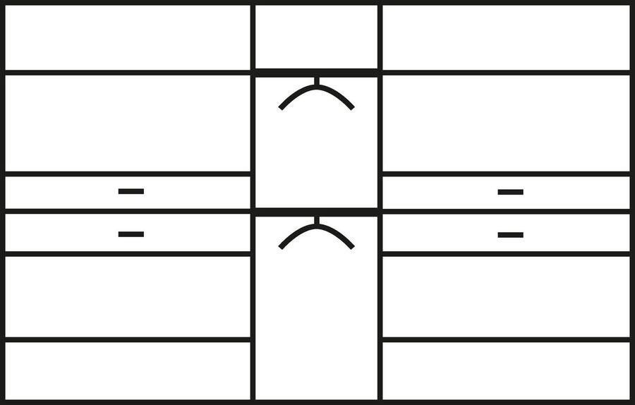 Wimex Kledingkast Taiga kledingkast met spiegel OTTOs Choice besteller met lades op comfortabele hoogte garderobe slaapkamerkast - Foto 17