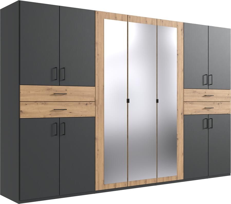 Wimex Kledingkast Taiga kledingkast met spiegel OTTOs Choice besteller met lades op comfortabele hoogte garderobe slaapkamerkast - Foto 12