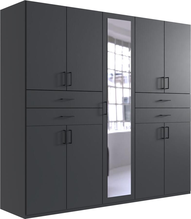 Wimex Kledingkast Taiga kledingkast met spiegel OTTOs Choice besteller met lades op comfortabele hoogte garderobe slaapkamerkast