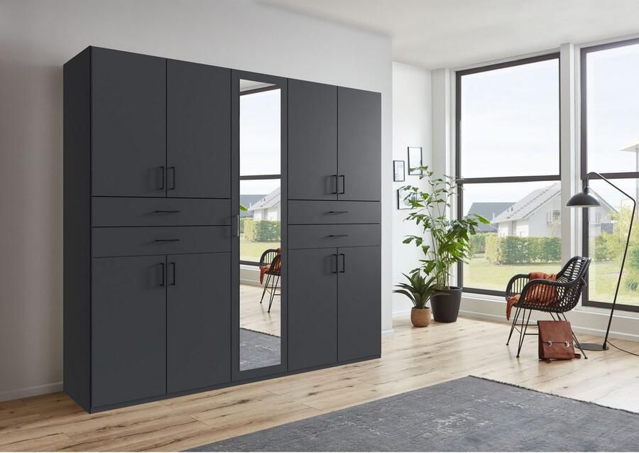 Wimex Kledingkast Taiga kledingkast met spiegel OTTOs Choice besteller met lades op comfortabele hoogte garderobe slaapkamerkast - Foto 9