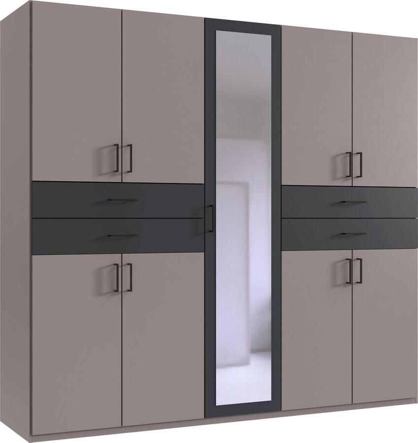Wimex Kledingkast Taiga kledingkast met spiegel OTTOs Choice besteller met lades op comfortabele hoogte garderobe slaapkamerkast - Foto 15