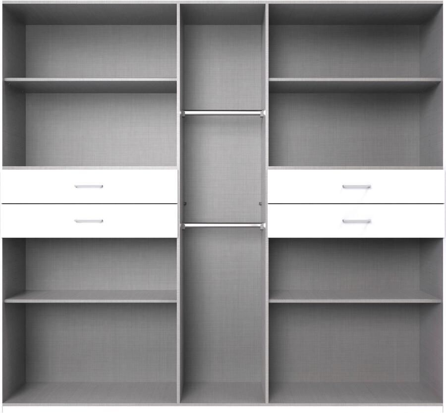 Wimex Kledingkast Taiga kledingkast met spiegel OTTOs Choice besteller met lades op comfortabele hoogte garderobe slaapkamerkast - Foto 6