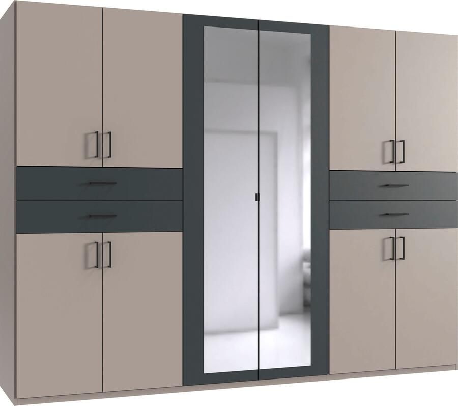Wimex Kledingkast Taiga kledingkast met spiegel OTTOs Choice besteller met lades op comfortabele hoogte garderobe slaapkamerkast - Foto 15