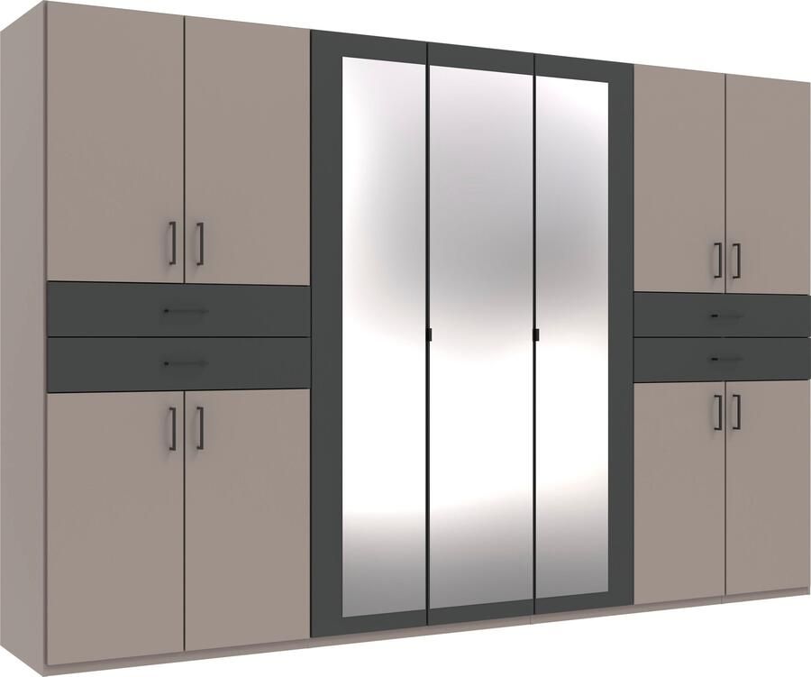 Wimex Kledingkast Taiga kledingkast met spiegel OTTOs Choice besteller met lades op comfortabele hoogte garderobe slaapkamerkast - Foto 15